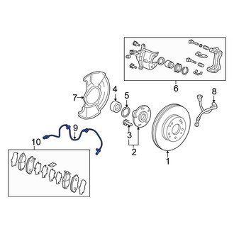 Honda OE - Front Right ABS Wheel Speed Sensor