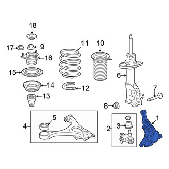 Honda OE - Right Steering Knuckle