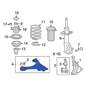 Honda OE - Rear Upper Suspension Control Arm