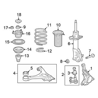 Honda OE - Front Suspension - Suspension Components (FULL HYBRID EV-GAS (FHEV))