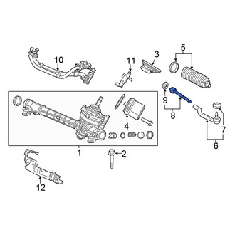 Honda OE - Inner Steering Tie Rod End