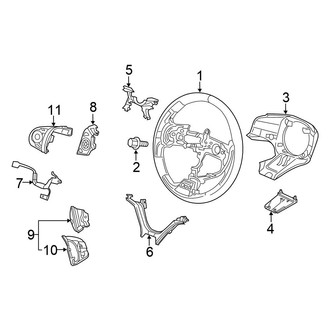 Honda OE - Steering Wheel & Trim (FULL HYBRID EV-GAS (FHEV))