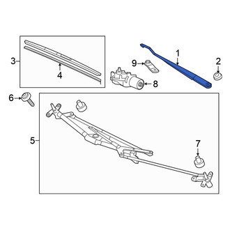 Honda OE - Right Wiper Arm