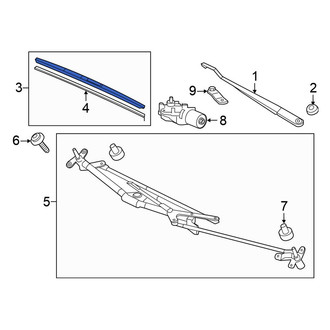 Honda OE - Right Wiper Blade
