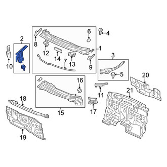 Honda OE - Right Outer Cowl Cover