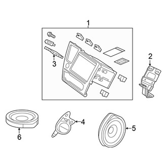 Honda OE - Instrument Panel - Sound System (1.5L)