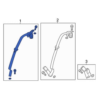 Honda OE - Rear Right Seat Belt Lap and Shoulder Belt