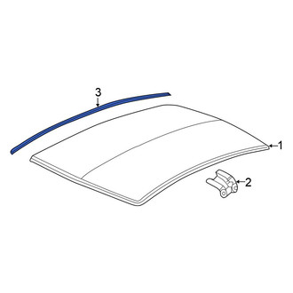 Honda OE - Left Roof Molding