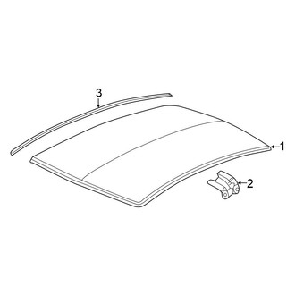 Honda OE - Roof - Exterior Trim (FULL HYBRID EV-GAS (FHEV))