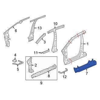 Honda OE - Right Outer Rocker Panel