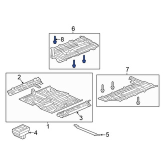 Honda OE - Fender Liner Retainer