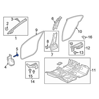 Honda OE - Kick Panel Retainer