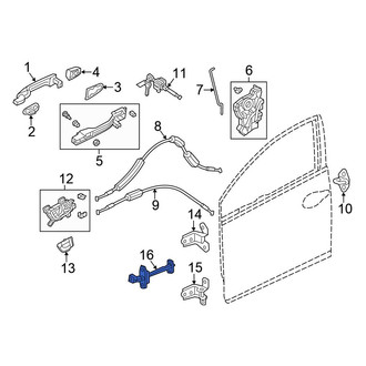 Honda OE - Front Left Door Check