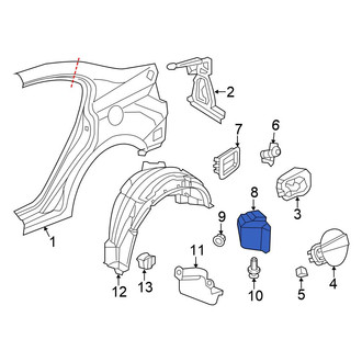 Honda OE - Rear Left Mud Flap