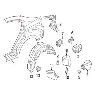Honda OE - Quarter Panel & Components (FULL HYBRID EV-GAS (FHEV))