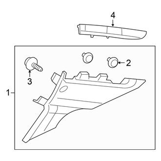 Honda OE - Quarter Panel - Interior Trim (1.5L)