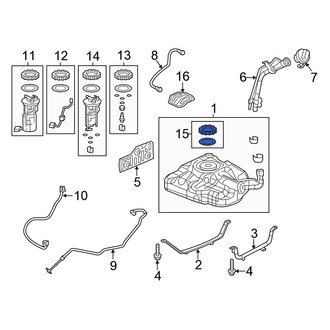 Honda OE - Fuel Tank Lock Ring