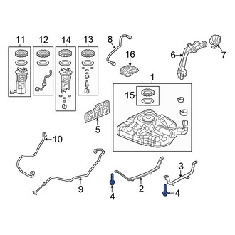 Honda OE - Fuel Tank Strap Bolt