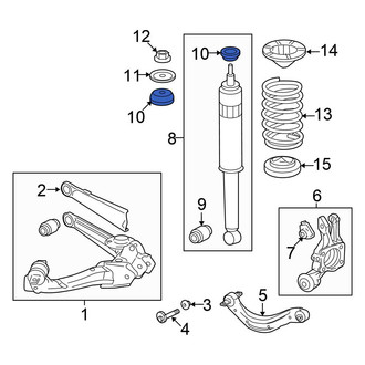 Honda OE - Rear Coil Spring Damper