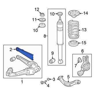 Honda OE - Rear Left Lower Suspension Control Arm