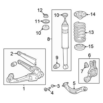 Honda OE - Rear Suspension - Suspension Components