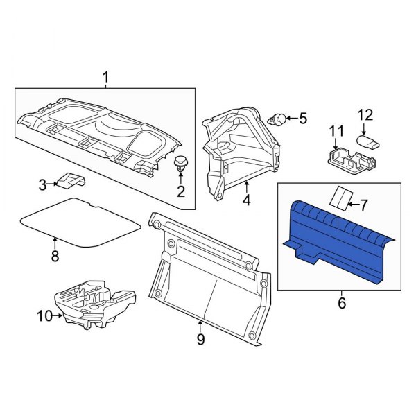 Trunk Trim Scuff Plate