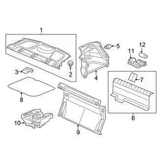 Honda OE - Rear Body & Floor - Interior Trim (FULL HYBRID EV-GAS (FHEV))