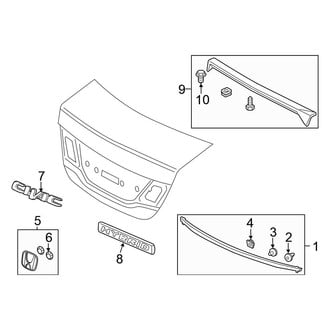 Honda OE - Trunk Lid - Exterior Trim (Hybrid / Hybrid-L)