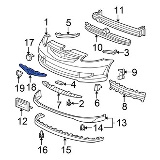 Honda OE - Front Upper Grille