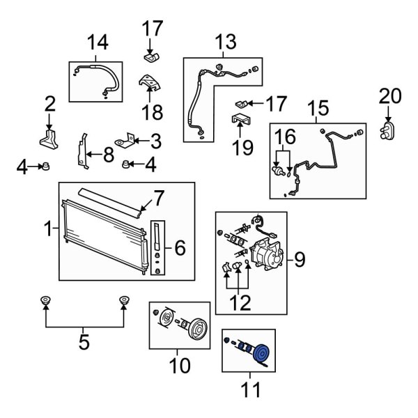 A/C Compressor Clutch Coil