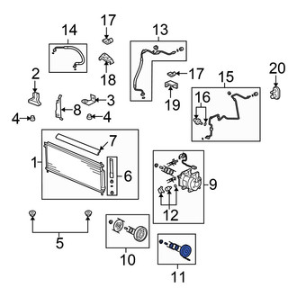 Honda OE - A/C Compressor Clutch Coil