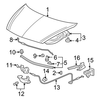 Honda OE - Hood & Components