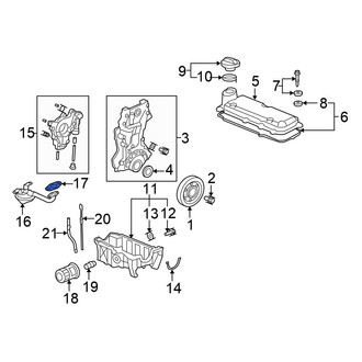 Honda OE - Engine Oil Pump Pickup Tube Gasket