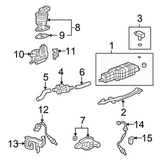 Honda OE - Emission System - Emission Components (Base / Sport)