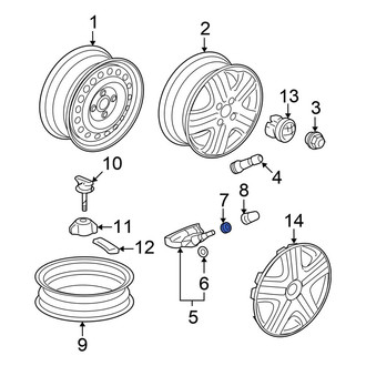 Honda OE - Tire Pressure Monitoring System (TPMS) Sensor Washer