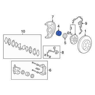 Honda OE - Front Wheel Bearing