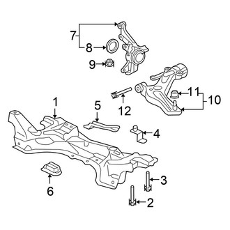 Honda OE - Front Suspension - Suspension Components