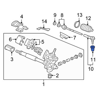 Honda OE - Outer Steering Tie Rod End Boot