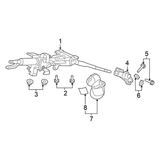 Honda OE - Steering Column Assembly