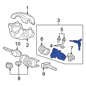 Honda OE - Steering Column Lock