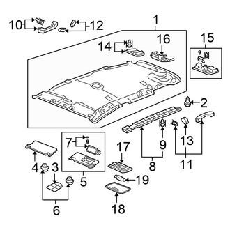 Honda OE - Roof - Interior Trim