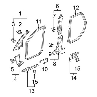 Honda OE - Pillars, Rocker & Floor - Interior Trim