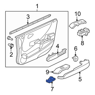 Honda OE - Right Door Window Switch