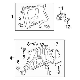 Honda OE - Quarter Panel - Interior Trim