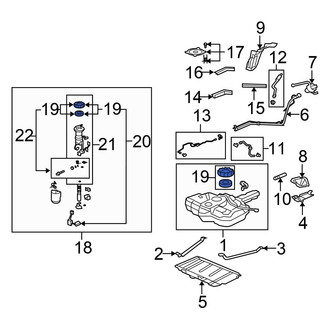 Honda OE - Fuel Tank Lock Ring