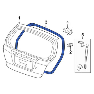 Honda OE - Rear Hatch Seal