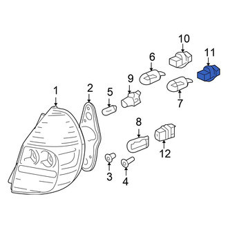 Honda OE - Tail Light Socket