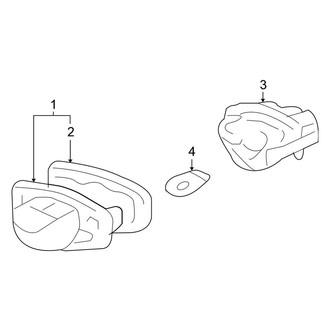 Honda OE - Rear Lamps - License Lamps