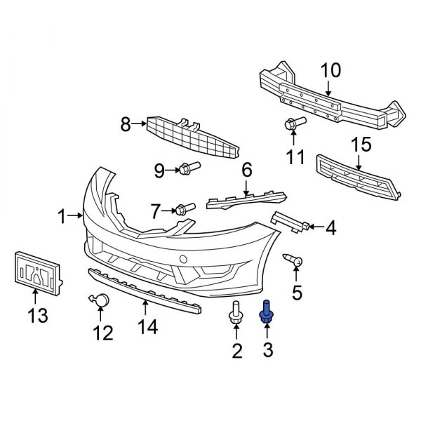 Bumper Cover Retainer