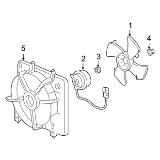 Honda OE - Cooling Fan (Base / Sport)